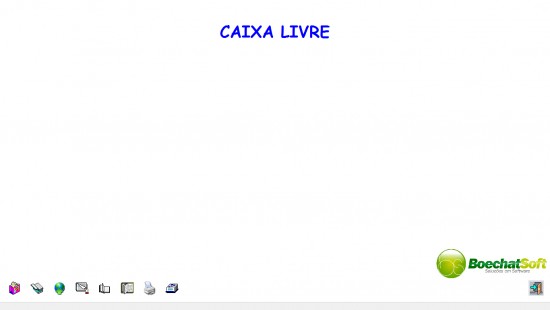 Tela de Caixa Livre